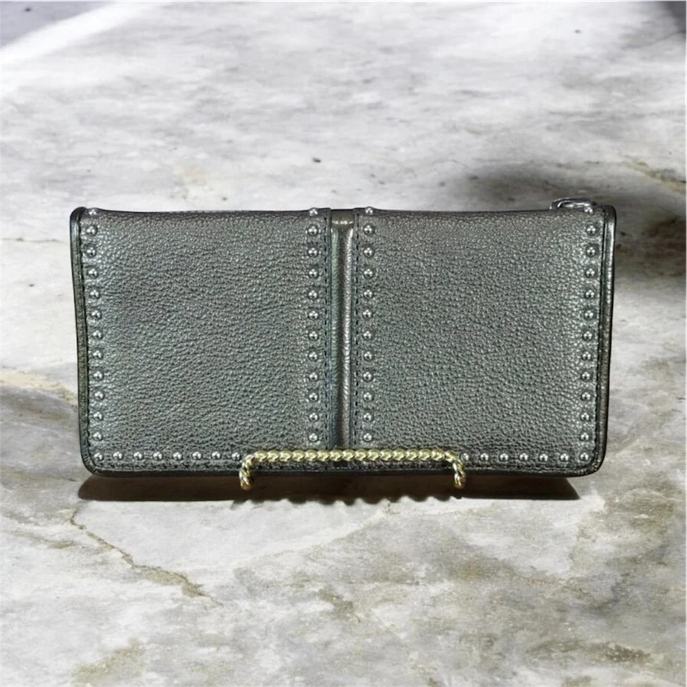 BRIGHTON Pretty Tough Collection
WALLET Leather, Studded Organizer Wallet. EUC⭐️ - Picture 7 of 13